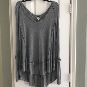 FREE PEOPLE ribbed tunic size Small
